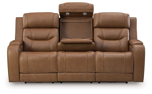 Knightington - Power Reclining Sofa With Audio Seating