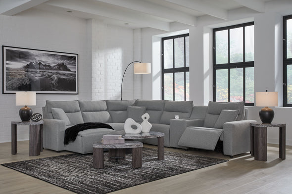 ModMax II - Salt And Pepper - Reclining Sectional