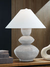 Brickdon - Poly Table Lamp - Distressed White