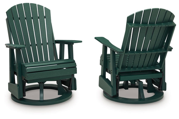 Shell Beach - Swivel Glider Chair - Green