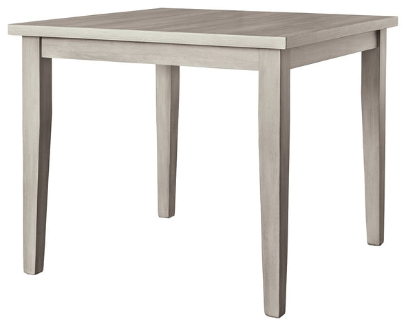 Loratti - Gray - Square Drm Table Set (Set of 5)