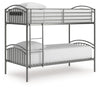 Lanceburg - Twin/Twin Bunk Bed With Ladder - Gray