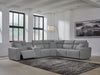 ModMax II - Salt And Pepper - Reclining Sectional