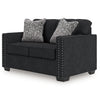 Jasmine Peaks - Loveseat - Coal