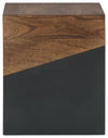 Trailbend - Brown / Gunmetal - Accent Table