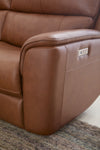 Henry by Flexsteel Leather Power Reclining Sofa with Power Headrests & Lumbar