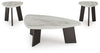 Lilyberg - Occasional Table Set (Set of 3) - Gray / Black