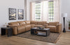 Camden by FLEXSTEEL - 6 PC Leather Power Reclining Sectional with Power Headrest