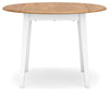 Gesthaven - Round Dining Room Drop Leaf Table