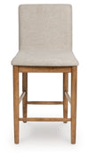Isanti - Upholstered Barstool (Set of 2) - Light Brown