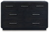 Rowanbeck - Black - Dresser