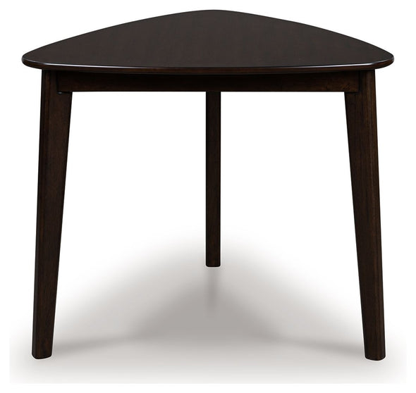 Mallenette - Triangle Dining Room Table - Merlot