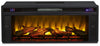 Entertainment - Black - Fireplace Insert - Rectangular