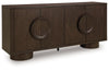 Veeda - Accent Cabinet - Dark Brown