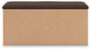 Kinlanni - Bedroom Upholstered Storage Bench - Tan / Brown