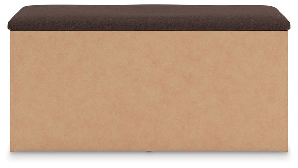 Kinlanni - Bedroom Upholstered Storage Bench - Tan / Brown