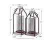 Diedrick - Gray / Black - Lantern Set (Set of 2)