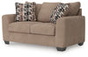 Triston-Peaks - Loveseat - Suede