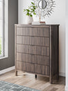 Pamytta - Five Drawer Wide Chest - Brown