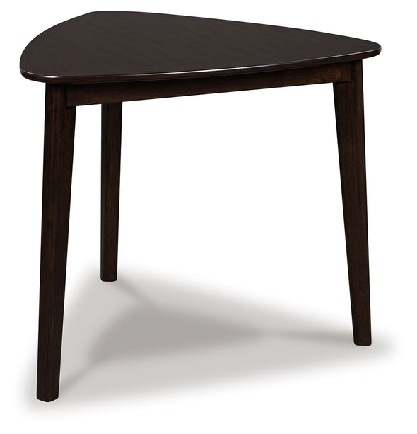 Mallenette - Triangle Dining Room Table - Merlot