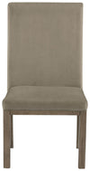 Chrestner - Gray / Brown - Dining Uph Side Chair (Set of 2)