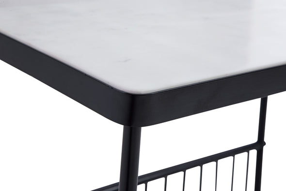 Issiamere - Black / White - Accent Table