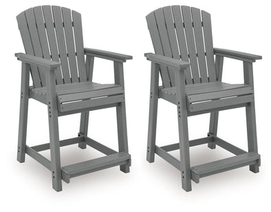 Sanctuary Beach - Barstool (Set of 2) - Dark Gray