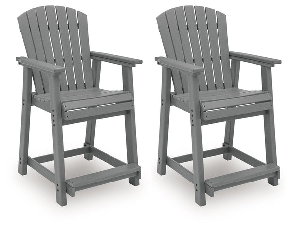Sanctuary Beach - Barstool (Set of 2) - Dark Gray