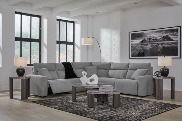 ModMax II - Salt And Pepper - Reclining Sectional