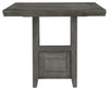 Hallanden - Gray - Rectangular Dining Room Counter Extension Table