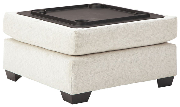 Cambri - Snow - Ottoman With Storage