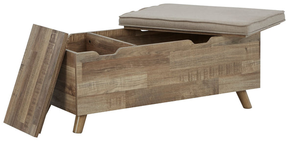 Gerdanet - Beige - Storage Bench