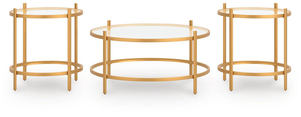 Pearlox - Occasional Table Set (Set of 3) - Gold