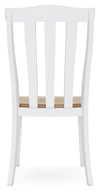 Ashbryn - White / Natural - Dining Room Side Chair (Set of 2)