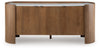Fitzroy - Accent Cabinet - Brown / White