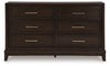 Neymorton - Dark Grayish Brown - Dresser