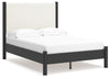 Cadmori - Upholstered Panel Bed