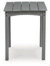 Cove Beach - Square End Table - Gray
