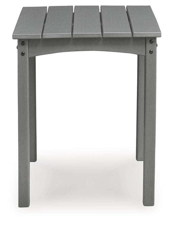 Cove Beach - Square End Table - Gray