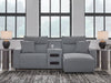 ModMax II - Salt And Pepper - Reclining Sectional