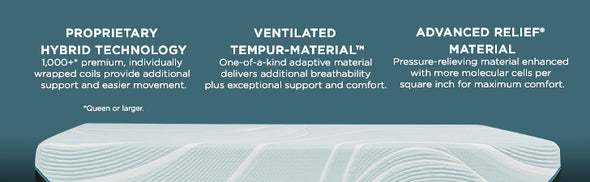 Tempur-Pedic® TEMPUR-ProAdapt® Medium Hybrid Mattress