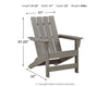 Visola - Gray - Adirondack Chair