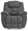 Foreside - Charcoal - Rocker Recliner