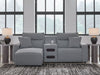 ModMax II - Salt And Pepper - Reclining Sectional