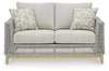 Seton Creek - Gray - Loveseat With Cushion