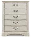 Arlendyne - Antique White - Five Drawer Chest