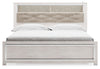 Altyra - King Bookcase Panel Bed - White