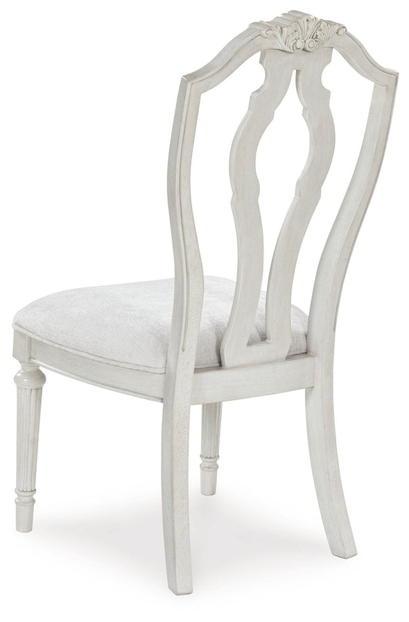 Montelaine - Antique White - Dining Upholstered Side Chair (Set of 2)