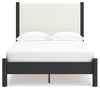 Cadmori - Upholstered Panel Bed