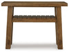 Mackifeld - Warm Brown - Sofa Table